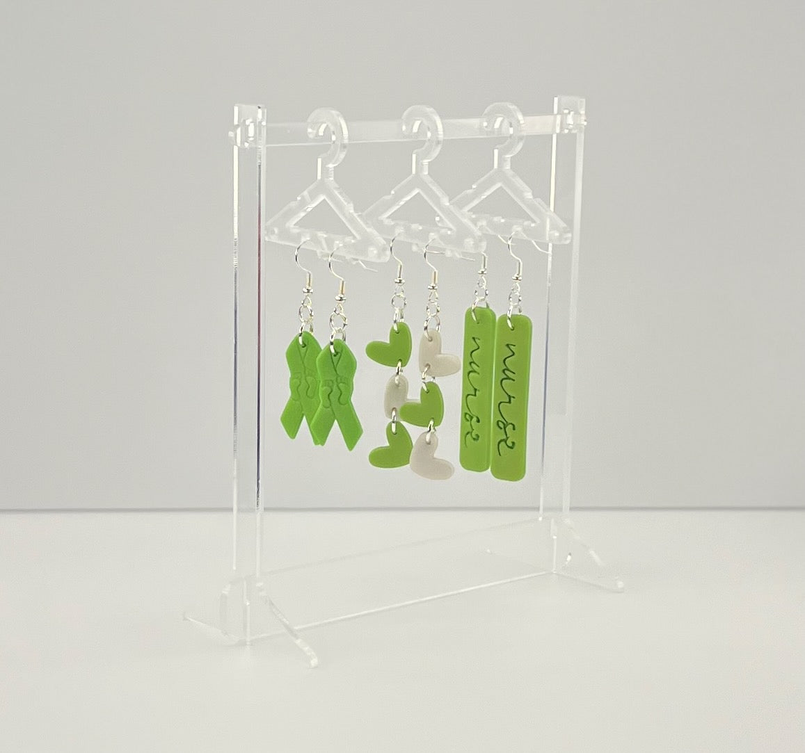NICU Awareness Earrings - Project Sweet Peas Ribbon
